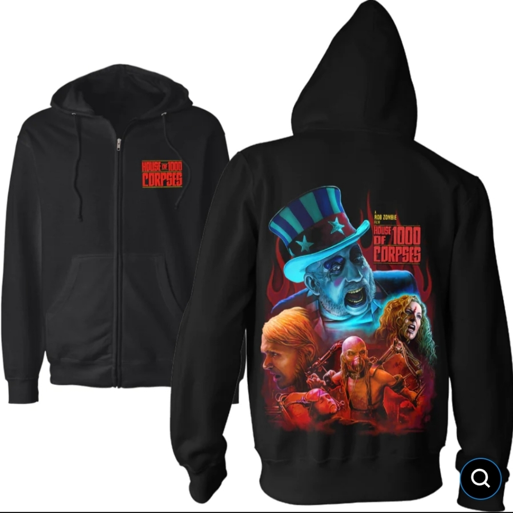 Terror Threads House Of 1000 Corpses "Howdy Folks" Zip Up Hoodie